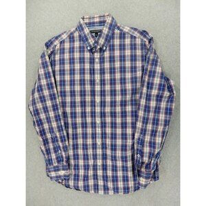 Banana Republic Soft Wash Long Sleeve Button‎ Down Shirt (Men's Large) Blue